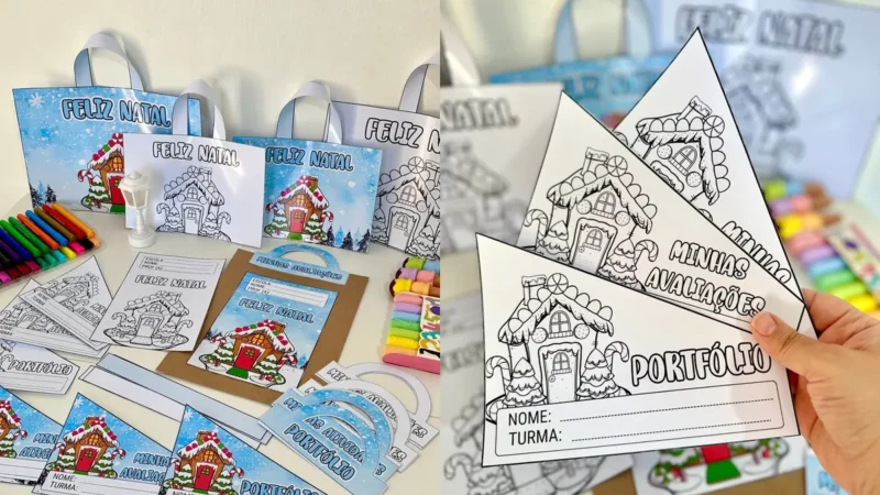 30 kit capas atividades casinha de natal capa