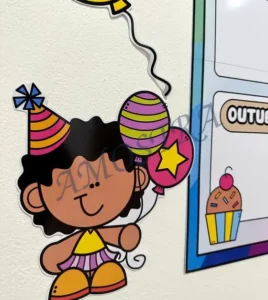 Amostra do material 30- Painel Aniversariantes