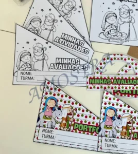Amostra do material 31- kit Capas Natal Cristão