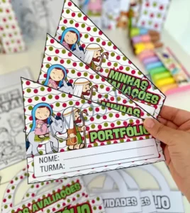 Amostra do material 31- kit Capas Natal Cristão