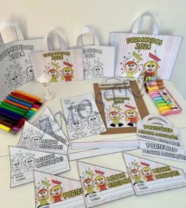 Amostra do material 33- kit Capas Formatura 1