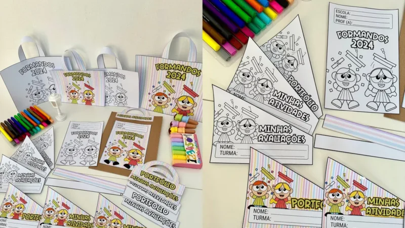 33 kit capas formatura 1 capa