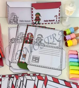 Amostra do material 36- Kit Cartas de Natal