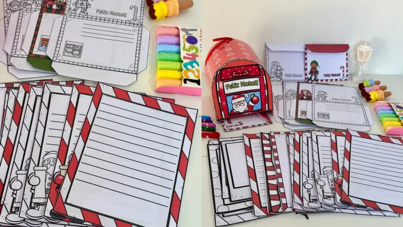 36 kit cartas de natal capa