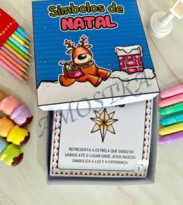 Amostra do material 38- Símbolos do Natal na Caixa
