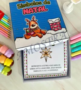 Amostra do material 38- Símbolos do Natal na Caixa