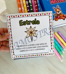 Amostra do material 38- Símbolos do Natal na Caixa