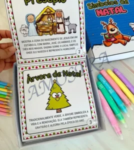 Amostra do material 38- Símbolos do Natal na Caixa