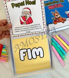 Amostra do material 38- Símbolos do Natal na Caixa