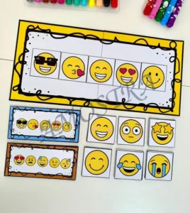 Amostra do material 4- Emojis Divertidos
