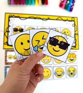 Amostra do material 4- Emojis Divertidos