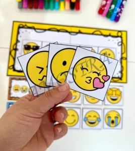 Amostra do material 4- Emojis Divertidos