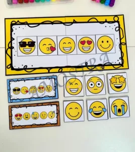Amostra do material 4- Emojis Divertidos