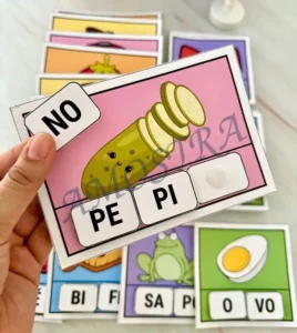 Amostra do material 4- Encaixe as Sílabas