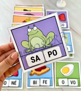 Amostra do material 4- Encaixe as Sílabas