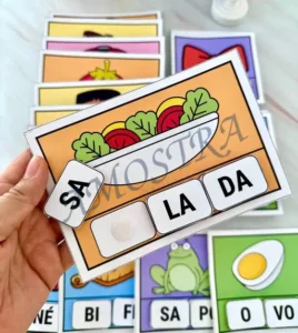 Amostra do material 4- Encaixe as Sílabas