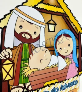 Amostra do material 45- Calendário do Advento Presépio