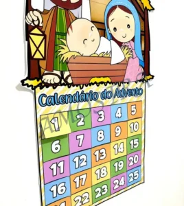Amostra do material 45- Calendário do Advento Presépio