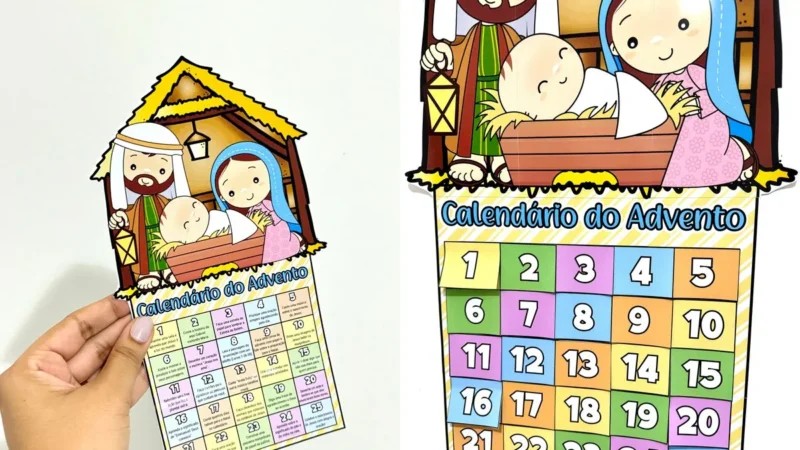 45 calendario do advento presepio capa