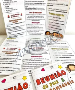 Amostra do material 5- Folder Reunião