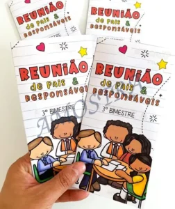 Amostra do material 5- Folder Reunião
