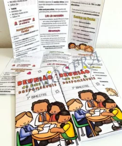 Amostra do material 5- Folder Reunião
