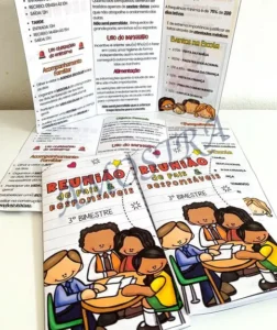 Amostra do material 5- Folder Reunião