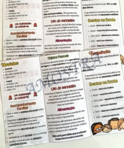 Amostra do material 5- Folder Reunião