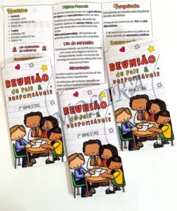 Amostra do material 5- Folder Reunião