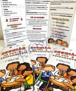Amostra do material 5- Folder Reunião