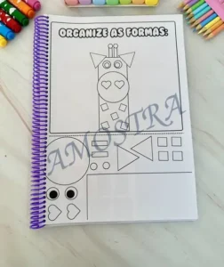 Amostra do material 5- Organize as formas