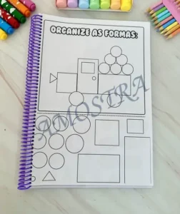 Amostra do material 5- Organize as formas