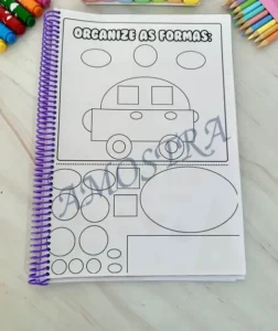 Amostra do material 5- Organize as formas