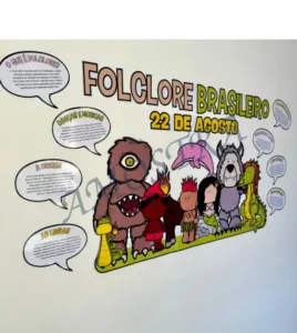 Amostra do material 5- Painel Folclore Brasileiro