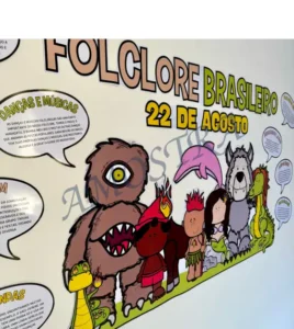 Amostra do material 5- Painel Folclore Brasileiro