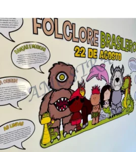 Amostra do material 5- Painel Folclore Brasileiro
