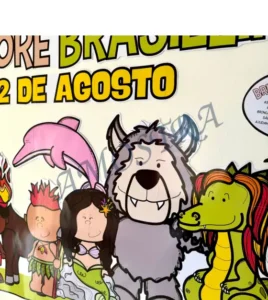 Amostra do material 5- Painel Folclore Brasileiro