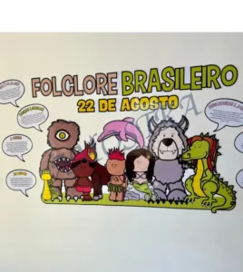 Amostra do material 5- Painel Folclore Brasileiro
