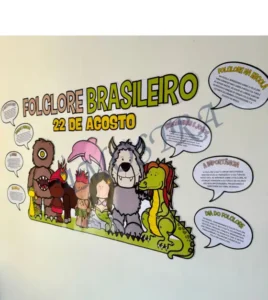 Amostra do material 5- Painel Folclore Brasileiro