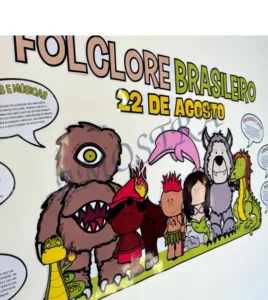 Amostra do material 5- Painel Folclore Brasileiro