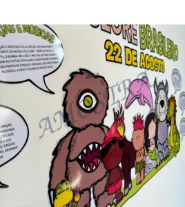 Amostra do material 5- Painel Folclore Brasileiro
