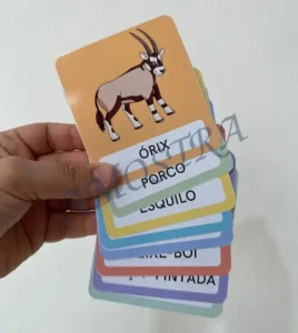Amostra do material 6- Cards Animais