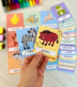 Amostra do material 6- Cards Animais