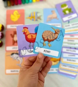 Amostra do material 6- Cards Animais