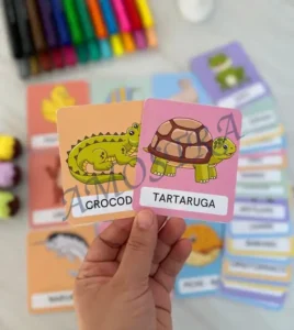 Amostra do material 6- Cards Animais