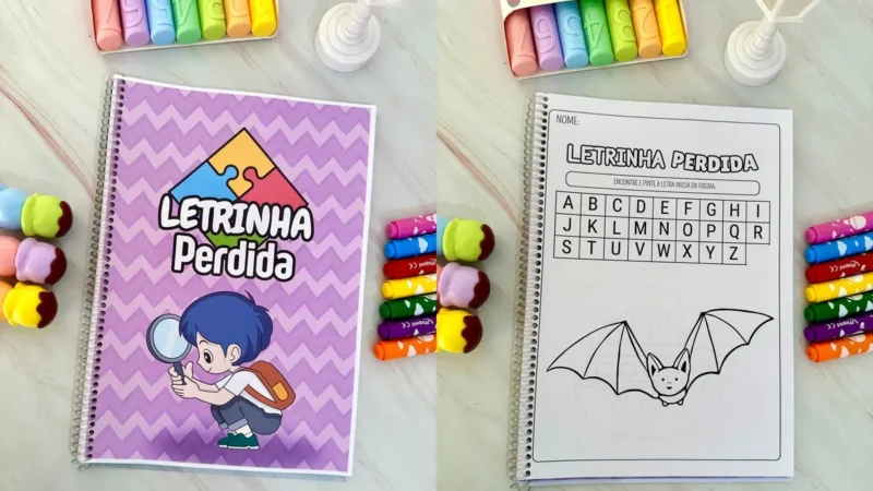 6 letrinha perdida capa