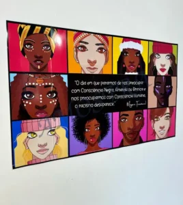 Amostra do material 6- Painel Consciência Negra 1