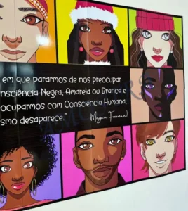 Amostra do material 6- Painel Consciência Negra 1