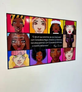 Amostra do material 6- Painel Consciência Negra 1