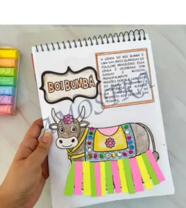 Amostra do material 7- Atividades Artes Folclore
